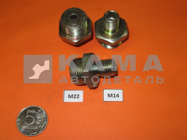 48.переходник- штуцер М 22х14 (ГТК) 853974