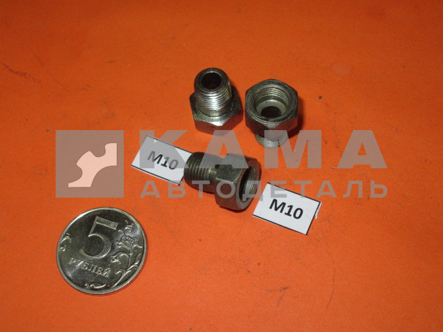 71.а. переходник-штуцер М10х10внутр резьба