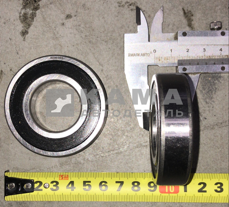 подшипник 206 (180206 закрытый)(стандарт.30х62х16) (7-4)