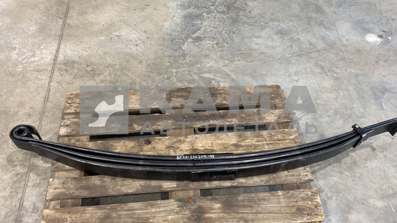 рессора передняя 6522-2902012-45 (3 листа, ширина 90мм, витое ушко) ЧМЗ