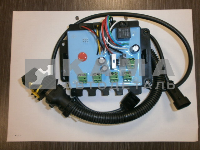 блок управления 14ТС-10 сб.2854 24V (Синий/Белый, овальный разъем) "Адверс"/"Теплостар"