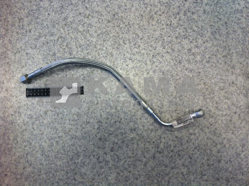 трубка ТКР подвода масла ЕВРО-4 740.602-1118290-10 ЗАВОД (от теплообменника)