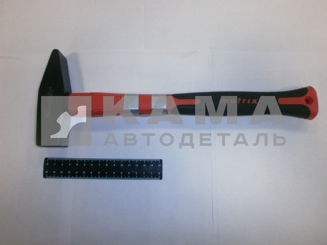 молоток "optimal", 800 г., фибергласовая обрезиненная рукоятка, квадратный боек 662423 / 662043