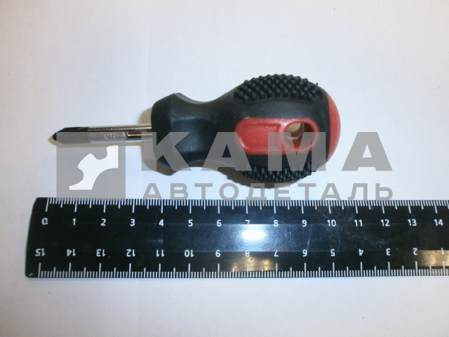 отвертка крестовая, Anti-Slip, Ph2 х 38 мм, CrV, двухкомп. рукоятка// (11772/12234)