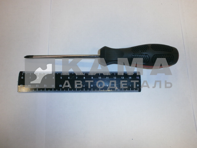 отвертка крестовая, Anti-Slip, Ph1 х 100 мм, CrV, двухкомп. рукоятка// (11775/АТ52408)