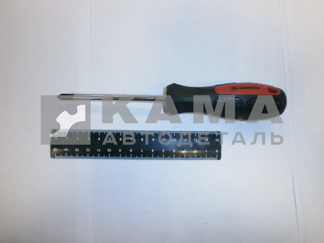 отвертка крестовая, Anti-Slip, Ph2 х 100 мм, CrV, двухкомп. рукоятка//(11778/АТ52410)