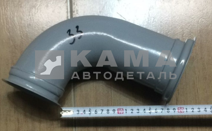 труба приемная - УГОЛ от турбины Евро-4 "хомуты" 6520-1203008-33 "эконом"