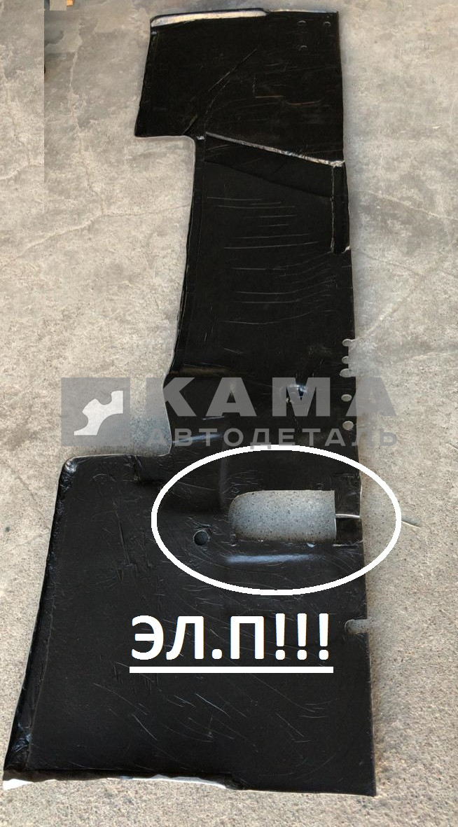 обшивка кабины - ковер на пол передняя часть (под педали электр.) 6520-5109020