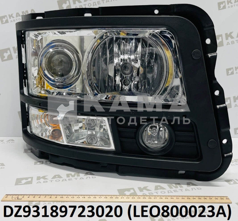 фара (блок-фара) правая в сборе Shacman(Шакман) F3000 LEO800023A (DZ93189723020)