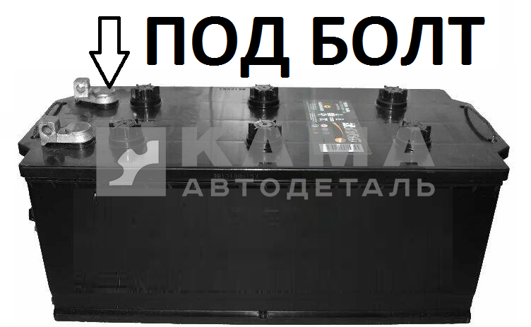 АКБ 6СТ - 190 А/ч "BARS/Black Machine" (болт) 524х239х223