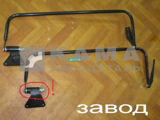 кронштейн зеркала ЕВРО (ДУГА) завод "АВТОМАШ" в сб. комплект (лев+прав) 53205-8201010+11