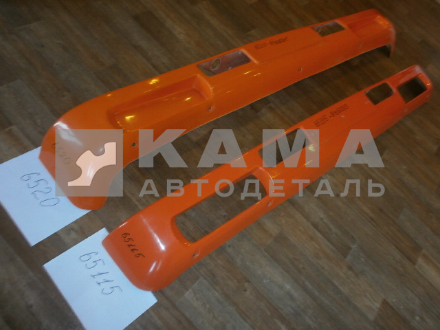 накладка бампера 6520-8416015 нижняя часть ОРАНЖЕВЫЙ цвет (высокая) ЭКОНОМ