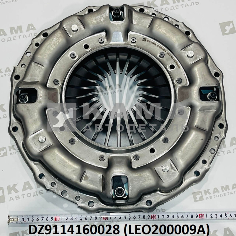 корзина сцепления 1диск НАжимная лепестковая Shacman(Шакман) X3000/Howo(Хово) LEO200009A (DZ9114160028) (D=430)