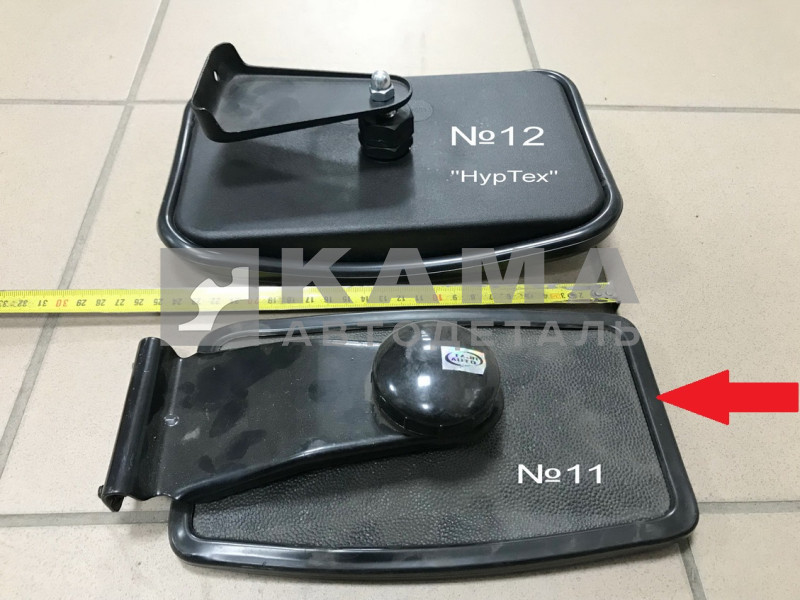 зеркало бордюрное (№11) прямоугольное с кр-ном (140х230) 53205-8201120-10