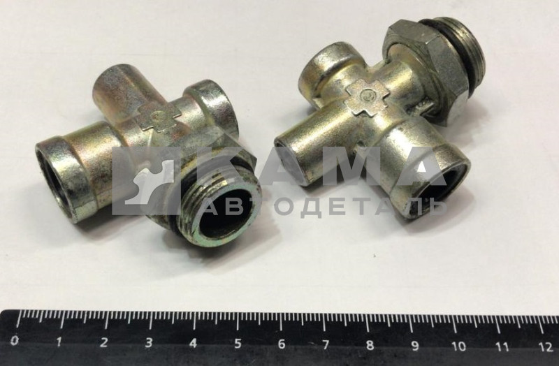 фитинг Металл. Четверник Д12хД6хМ22хМ12вн (45104350601700 / D6600 12-6-М22х1,5вн-М12х1,5-S)(Ю70)