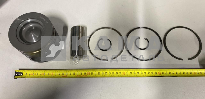 поршень КАММИНС 4955642 в сб. +0,5 мм., (4/6ISBe,ISDe) (4376351,4643264,4936982,5336106)КОМПЛЕКТ