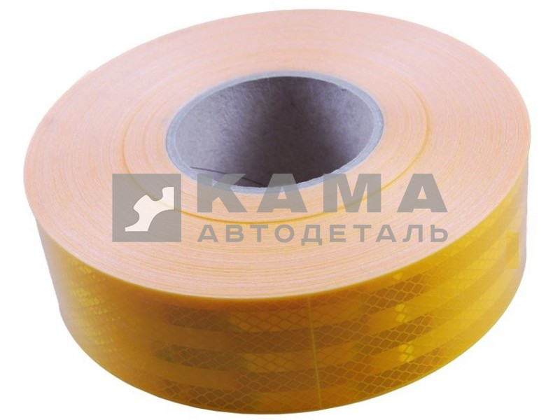 лента светоотражающая Желтая (рулон 45-50м)