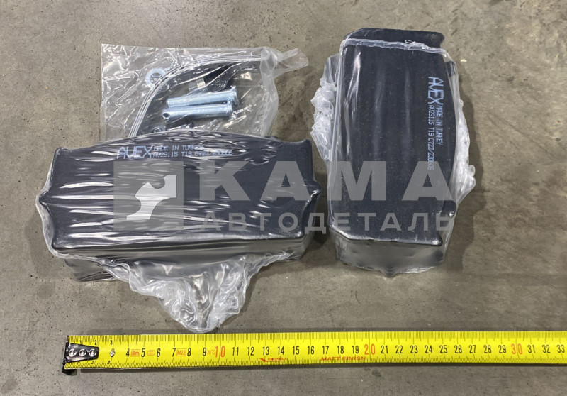 колодка тормозная MERCEDES/MAN/TGL/ГАЗ-33104 (к-т перед. зад. 4 шт. с р/к) WVA29115/29148