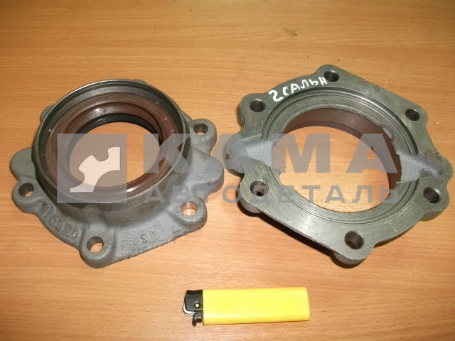 крышка редуктора СРЕД/моста Зад.подш-ка 53205-2502209(208) ЕВРО (малая, чугун, применяются 2 сальника 864180/195(узкий)) ГОЛАЯ