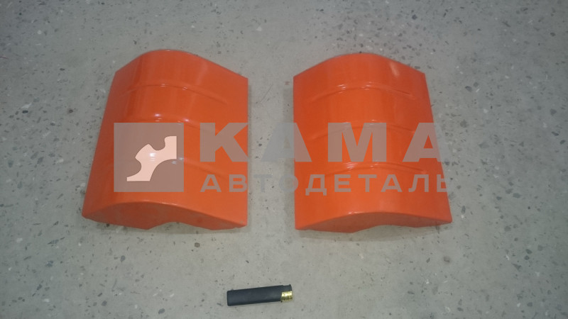 панель кабины-Угловая НАРУЖ. часть ст/обр (короткая-ветровик) Рыжая (ком-кт прав+лев) "СОВОК"