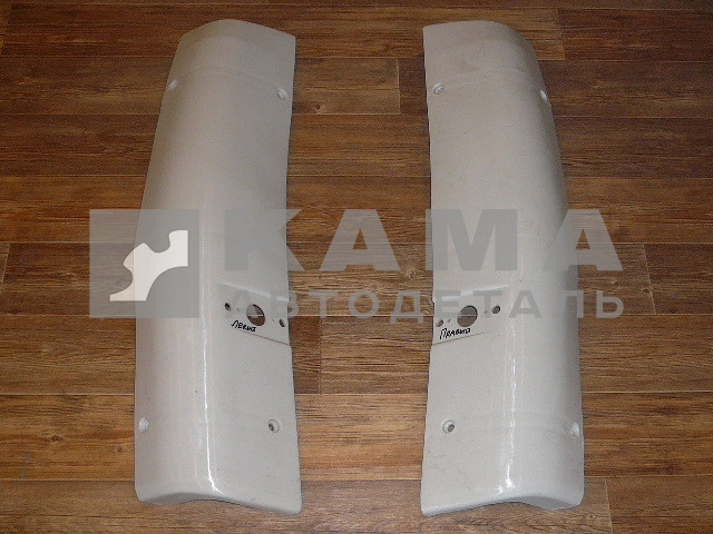 панель кабины-Угловая НАРУЖ. часть Евро ПЛАСТМ. СЕРАЯ, Левая (ветровик) 65115-8415011