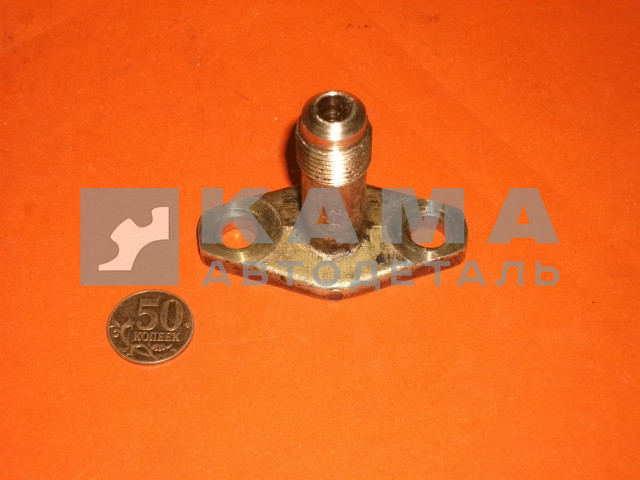 штуцер подачи масла на ТКР 7403.1118200 (бронза наруж резьба)