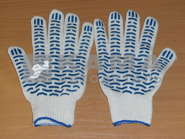 перчатки х/б с ПВХ