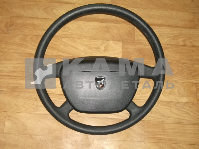 руль ЕВРО с бордачком 4 спицы (Д45см,малый) Казань (с "лошадкой") 4308-3402015