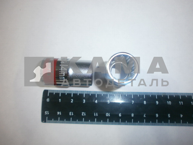 ключ-головка торцевая х14 мм, 12-гранная, CrV, под квадрат 1/2", хром// (13688/354914)