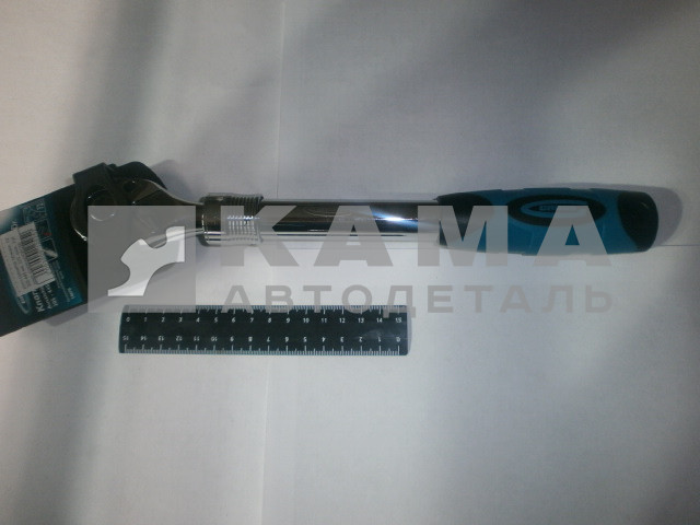 ключ-трещетка телескоп. 1/2", 305-445 мм, CrV, хром., 2-ух комп. рукоятка//GROSS (14070)