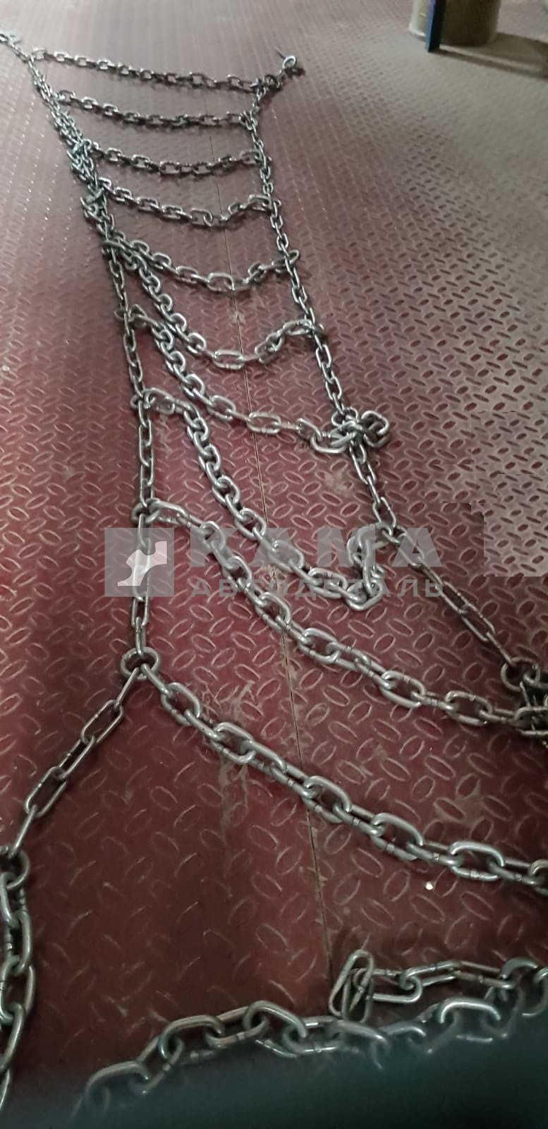 цепь противоскольжения "ВЕЗДЕХОД - ЭКОНОМ" 14R20; 425/85R21; 1260х400-533 (к-т на 2 колеса) Д8мм