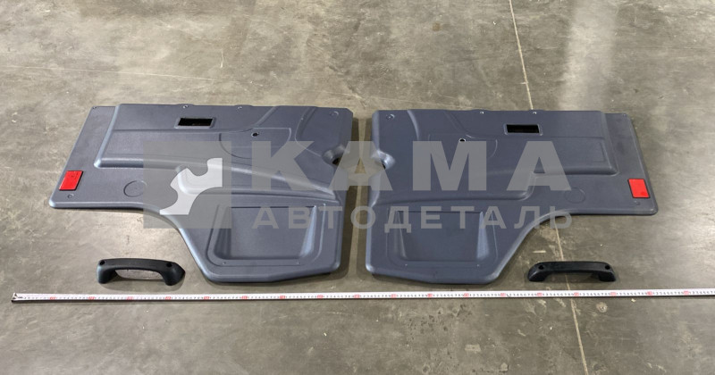 обшивка двери ЕВРО-3 (внутрен.пластмас) к-т в сб. с ручками Лев./Прав. 65115-6101055/54