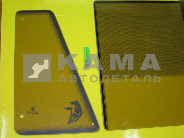 стекло опускное двери+форточки "шелкография" к-т на кабину (2+2)