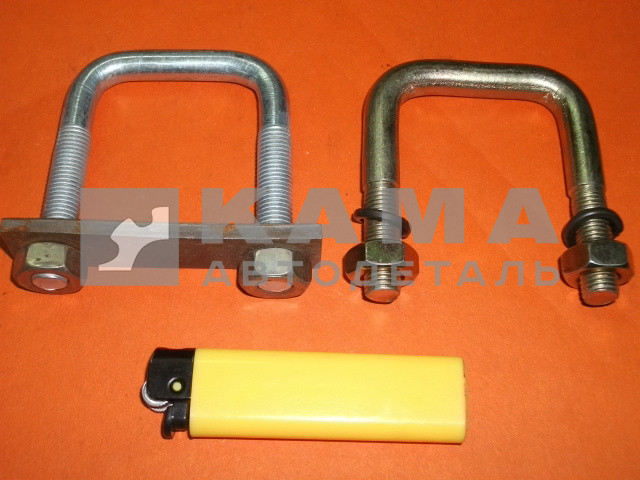 стремянка М10х80 рессоры кабины ширина 4,5см (с пластиной)
