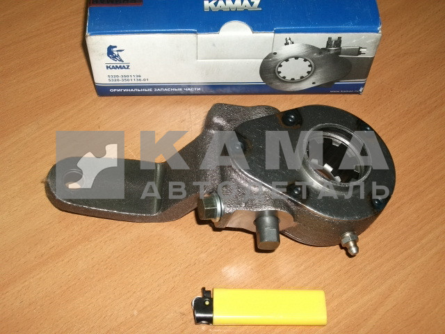 трещетка (рычаг регул.) 5511-3502136 Задняя (ЗАВОД. Правая, длинная, 10тн)