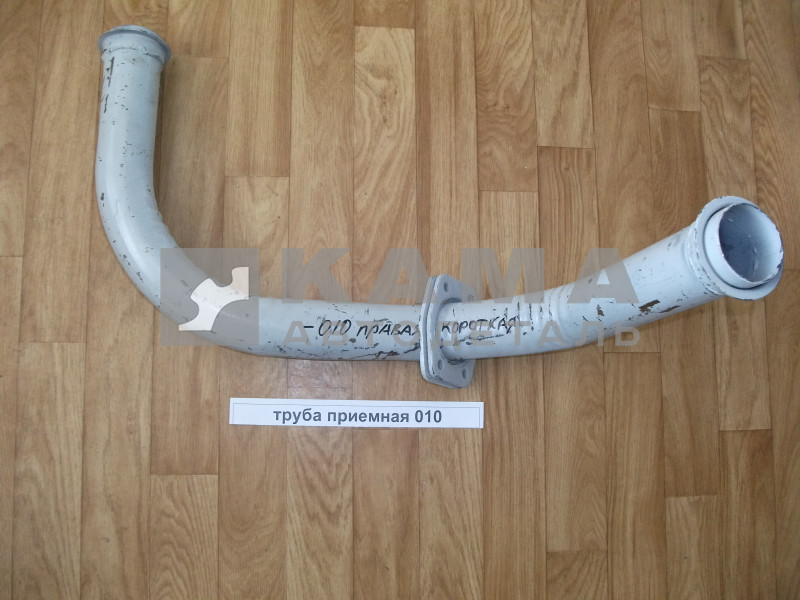 труба глушителя стар.обр. (Д=60мм) 5320-1203010 правая КОРОТКАЯ кривая (стандарт) (5320-010)
