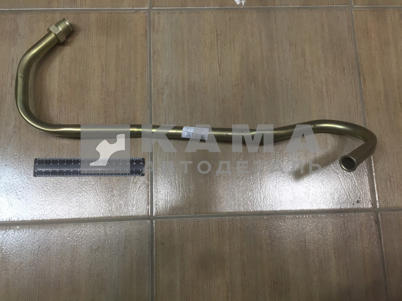 трубка ГУРа низкого давления 5320-3408124 "эконом" (от гура к маслян.радиатору, толстая штуцер/под шланг)