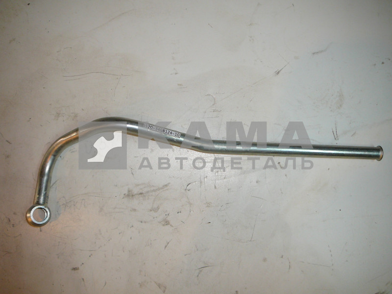 трубка ГУРа низкого давления 6520-3408124-10 (от гура к маслян.радиатору, толстая, штуцер-болт/под шланг-хомут)