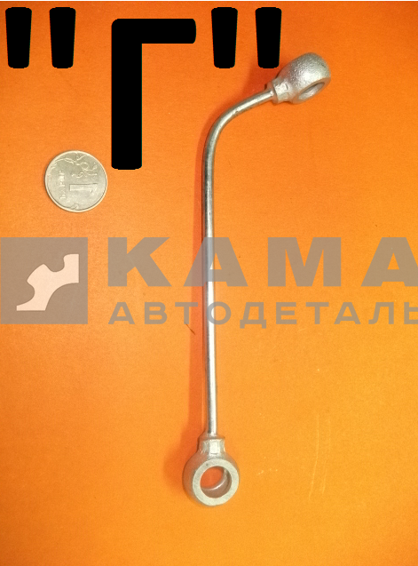 трубка ТНВД ЕВРО "ЯЗДА" КОРРЕКТОРА-подвода воздуха (коротка, тонкая,"Г", ЗАВОД) 7406.1111573