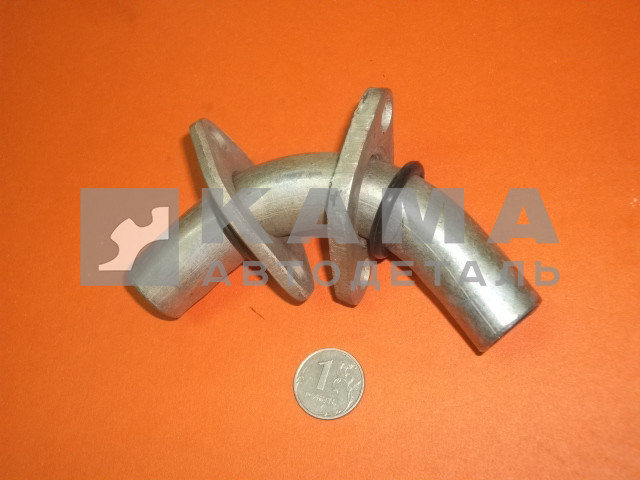 трубка ТНВД слива масла в сборе 740.1111570 (малая кривая+флянцы+кольца)