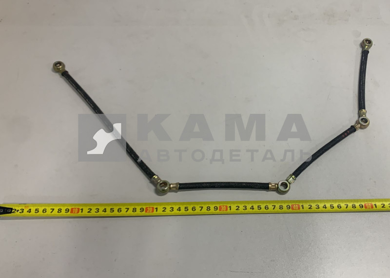 трубка топливная дренажки форсунок "РЕЗИНА" - Короткая/Левая (эконом) 740.1104346