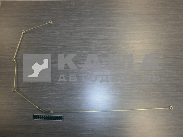 трубка топливная дренажки форсунок Евро-0,1,2,3 Длинная/Правая (эконом) 740.11-1104370-10 (железная-тонкая)