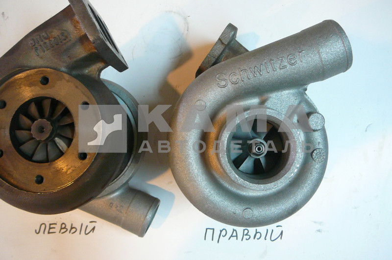 турбокомпрессор Schwitzer РЕМОНТный Правый S2B-314450 (6 шпилек М8, Д90мм) ГАРАНТИЯ 3мес.