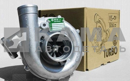 ТурбоКомпрессор К27-115-01 Е-1 ОРИГИНАЛ Правый (4 шпильки М10) CZ Strakonice-Чехия