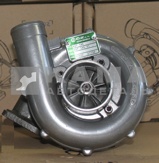 ТурбоКомпрессор К27-145-01 Е-2 ОРИГИНАЛ Правый (10 шпилек М8,10) CZ Strakonice-Чехия