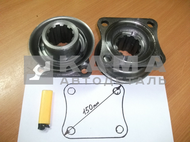 флянец Редуктора 5320-036 КВАДРАТный (мЕньший) эконом 5320-2402036 (м/о)