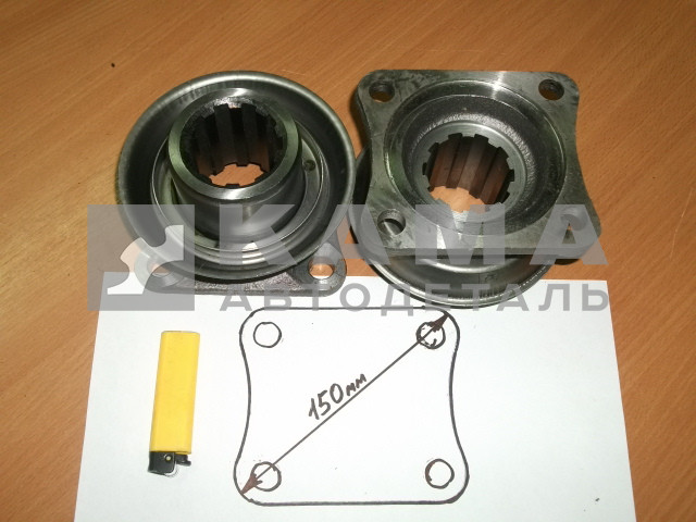 флянец Редуктора 5320-036 КВАДРАТный (мЕньший) ЗАВОД 5320-2402036 (м/о)