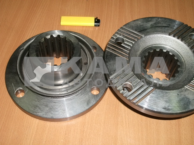 флянец Редуктора 6520-036 (2-ной пыль) 6520-2502036 ПАО КамАЗ (Торц.шлиц, D180,16вн.шлиц)
