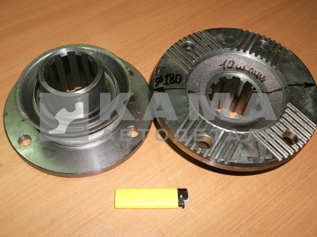 флянец Редуктора 53205-037 Торц.шлиц (D180,10вн.шлиц) 53205-2506037 (МОД, РК43114)