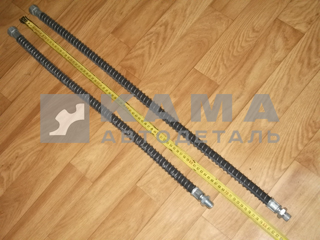 шланг тормозной 4310 Штуцер+Гайка (в оплетке-пружине) короткий (4310-3506060)